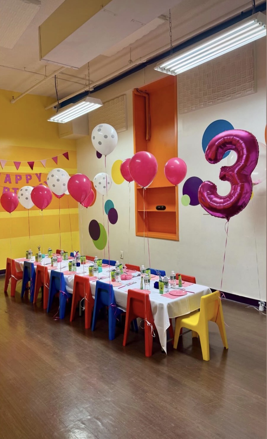 Private kids birthday party room at Jodi's Gym on the Upper East Side